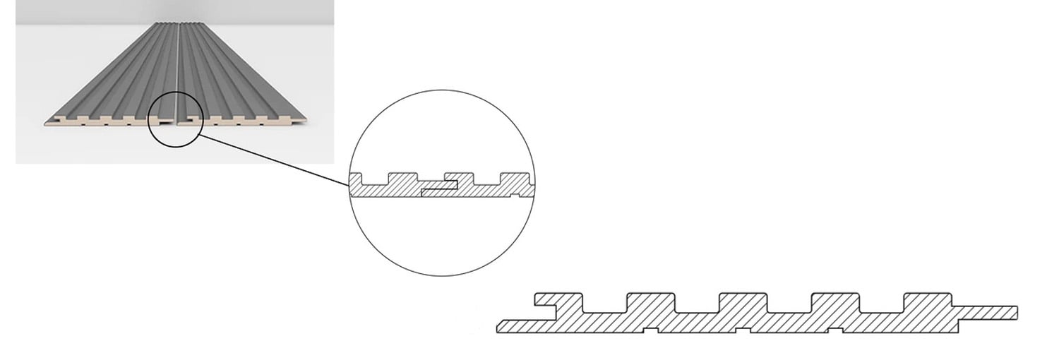 Slat Wall Panel - Half Inch Measurements