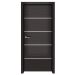 Dark Ebony Macassar Spindrift Interior Door