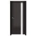 Dark Ebony Macassar Zephyr Glass Interior Door