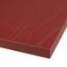 Fierce Red Painted Wood Veneer Cabinet Doors