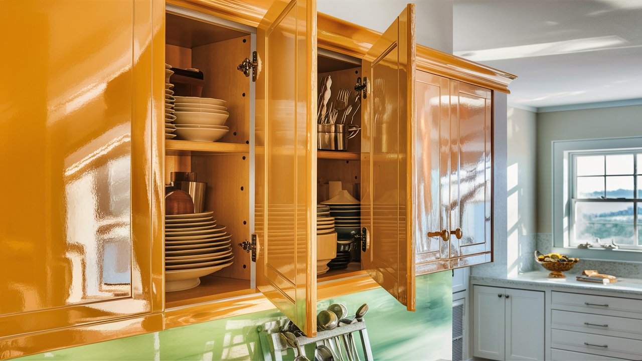 How to Make Kitchen Cabinets Look Glossy