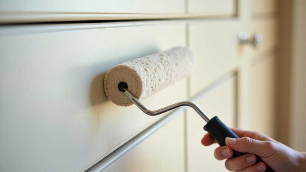 How to Paint Kitchen Cabinets Without Brush Marks