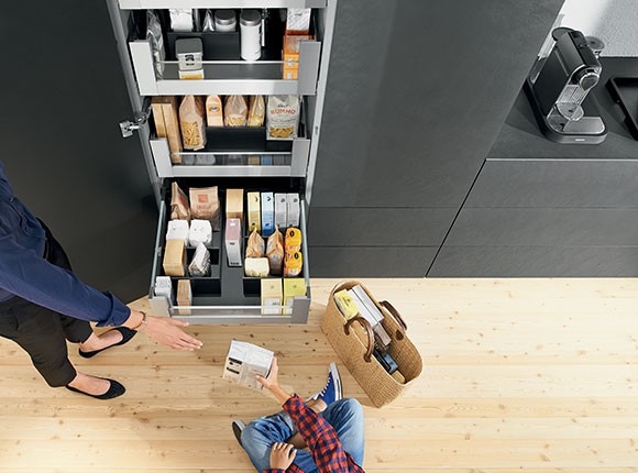 Blum Legrabox pantry solution