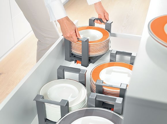 Blum Legrabox with Ambia line organizers