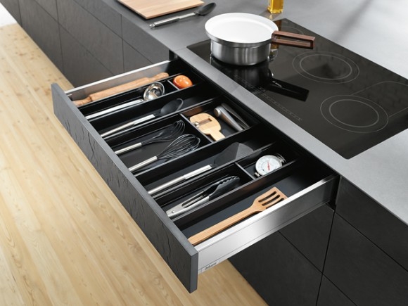 Blum Legrabox with Ambia line organizers