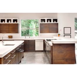 Fireside Walnut Cabinet Doors for Warm and Stylish Dining Rooms ...